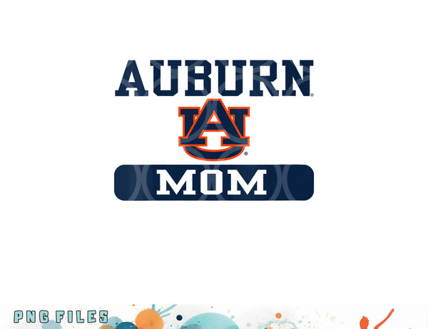 Auburn Tigers Mom Logo Officially Licensed V-Neck png, digital download copy.jpg