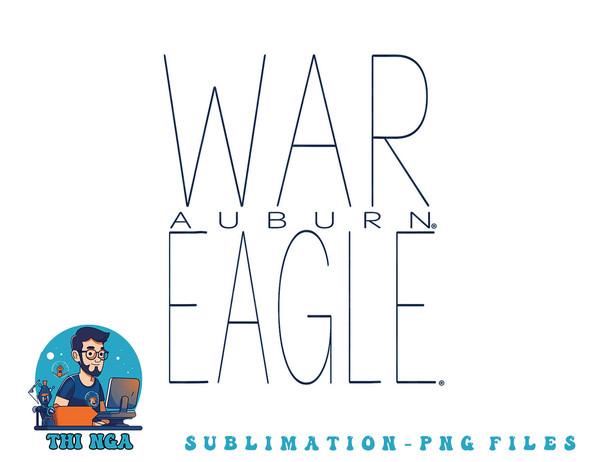 Auburn Tigers War Eagle Logo Officially Licensed png, digital download copy.jpg