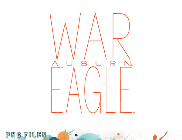 Auburn Tigers War Eagle Officially Licensed png, digital download copy.jpg