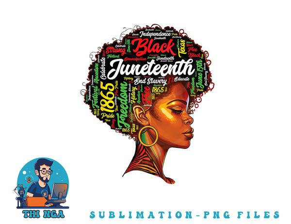 Black History Afro Queen Melanin Word Art Womens Juneteenth png, digital download copy.jpg