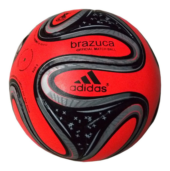 ADIDAS BRAZUCA SOCCER BALL FIFA WORLD CUP 2014 BRAZIL, SIZE