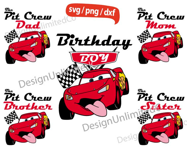 Disney Pit Crew svg, Disney McQueen Boy svg, Pit Crew Mom sv - Inspire ...