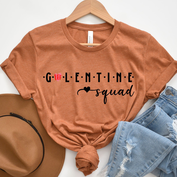 Galentine Squad, Svg For Valentines Day,  Hugs and Kisses, Cupid Svg, Valentine Shirt Svg, Single Svg, Love Svg, XOXO, BFF Valentine - 2.jpg