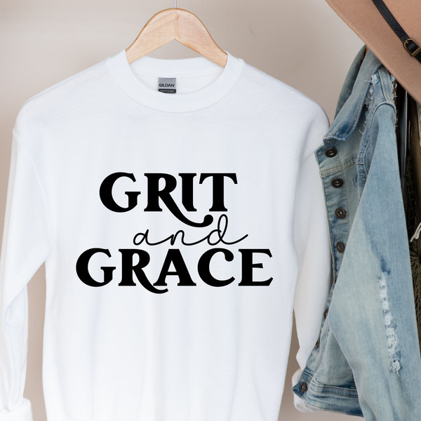 Grit and Grace SVG, Hustle Svg, Grind Svg, Hustle Hard Svg, Southern and Grace Svg, Women Shirts, DXF, PDF, Cricut Files - 8.jpg