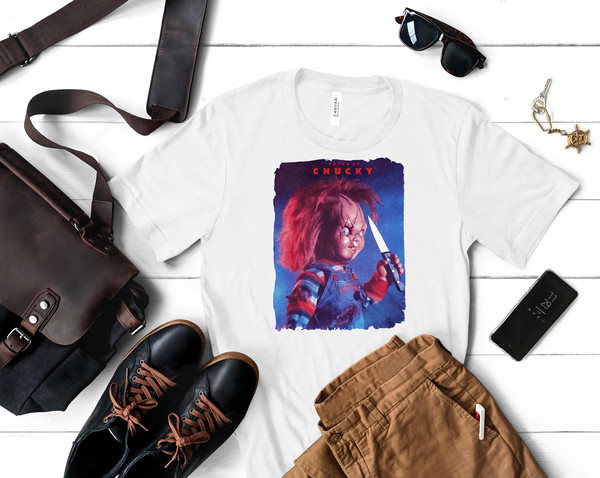 Bride of chucky vintage poster Classic T-Shirt Essential T-Shirt 110_White_White.jpg