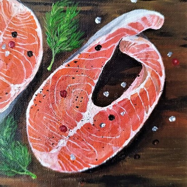 Fish-steaks-still-life-acrylic-painting-kitchen-wall-decor-on-canvas-board.jpg