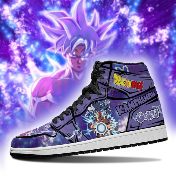 Dragon Ball Goku Ultra Instinct Canvas Shoes for Fan, Women and Men, Dragon Ball High Canvas Shoes, Goku Ultra Instinct