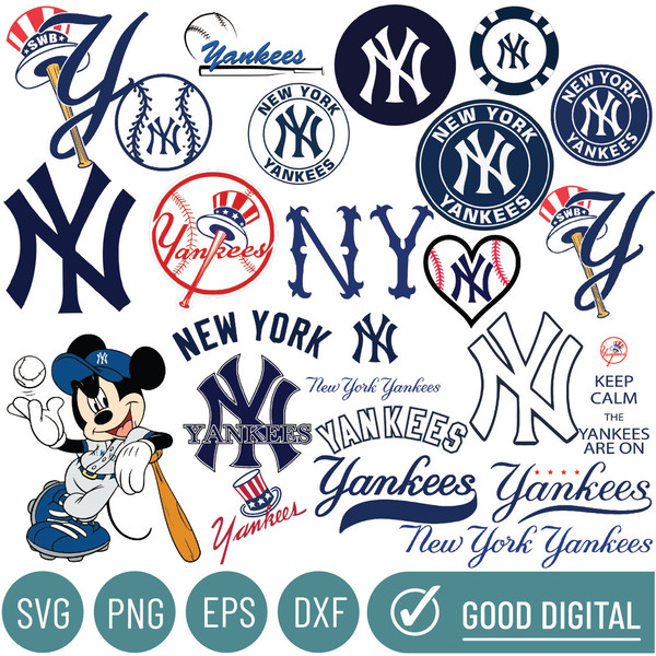 New York Yankees svg,Yankees team svg,Yankees svg, American League MLB, MLB  svg,Baseball font