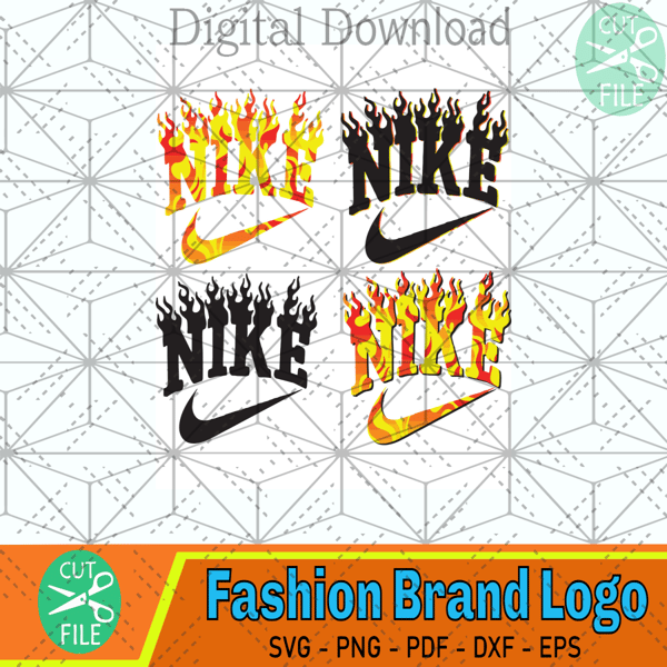 Nike Logo Bundle Svg, Trending Svg, Nike Logo Svg, Fashion Brand Svg, Brand  Logo Svg