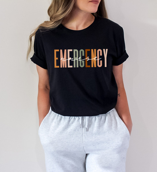 Emergency Nurse Shirt for ER Nurse,Emergency Nurse Tee, Gift for ED RN,Grad Gift Nursing T-Shirts ,Tshirt Registered Emergency Nurse,Unisex - 2.jpg