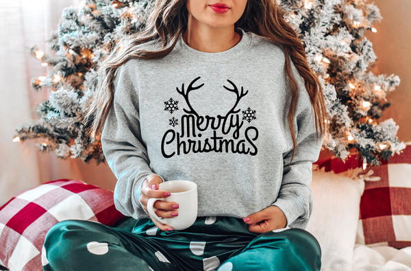 Merry Christmas Reindeer Shirt, Reindeer Shirt, Christmas Family Shirt, Christmas Shirt, Merry Christmas Shirt, Christmas Gift - 3.jpg