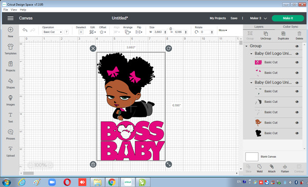 afro boss baby girl logo svg 3.png