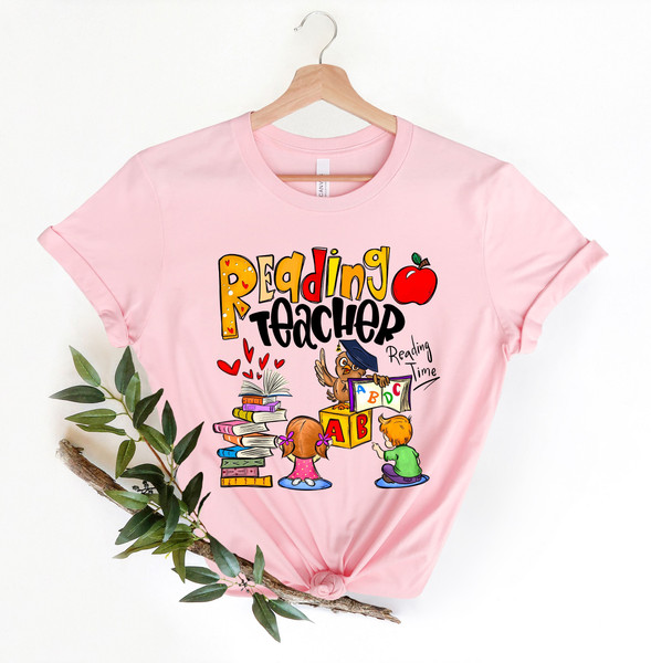 Reading Teacher Shirt,Back to school, Education Shirt,Teacher Shirt,TeacherGift Ideas,Women Shirt For Teacher,Reading Teacher Gift - 1.jpg