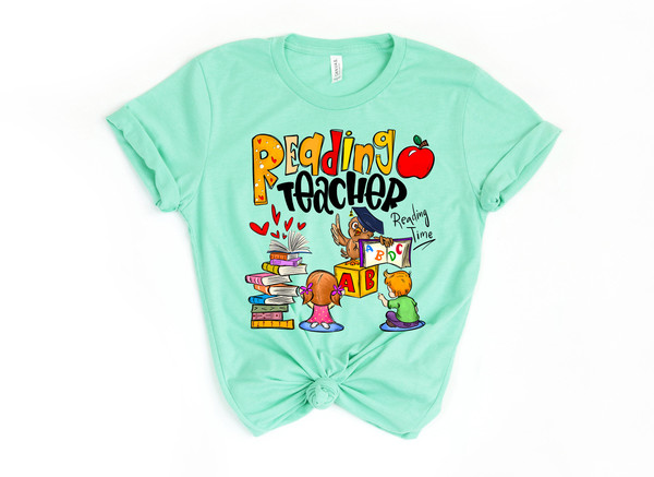 Reading Teacher Shirt,Back to school, Education Shirt,Teacher Shirt,TeacherGift Ideas,Women Shirt For Teacher,Reading Teacher Gift - 3.jpg