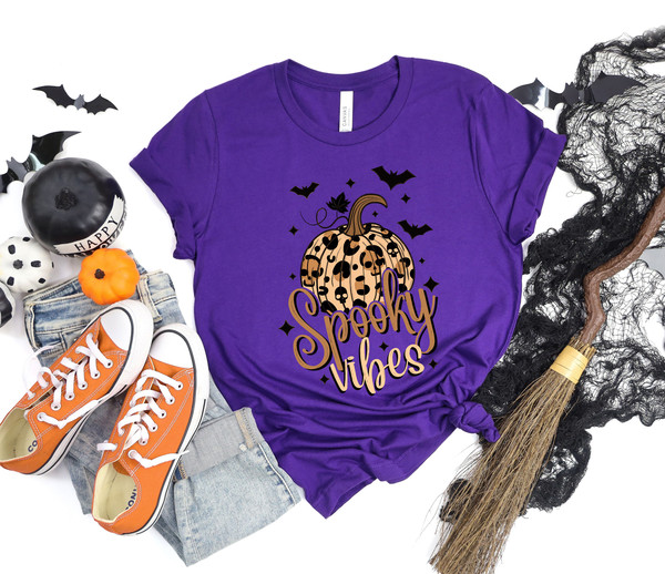 Spooky Vibes shirt, Spooky vibe tshirt, Halloween Leopard shirt,Retro Halloween shirt,Funny Halloween shirt, Halloween shirt,Spooky tshirt - 3.jpg