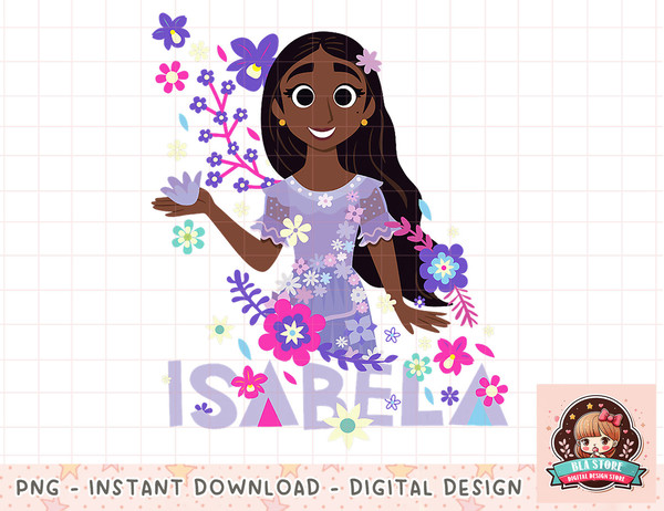 Disney Encanto Isabela Poster png, instant download, digital print.jpg
