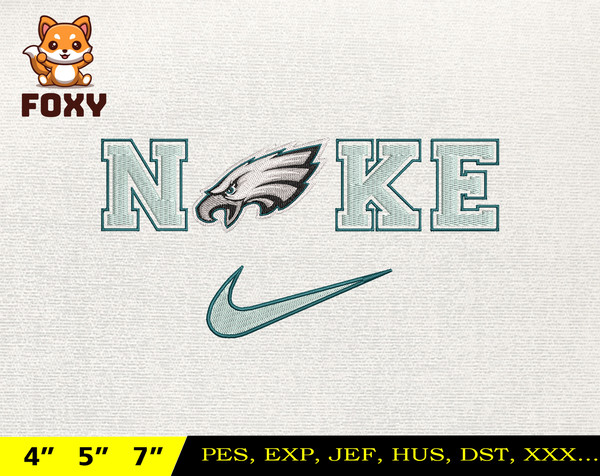NFL Eagles Logo Embroidery Design, NFL Teams, NFL Philadelph - Inspire  Uplift