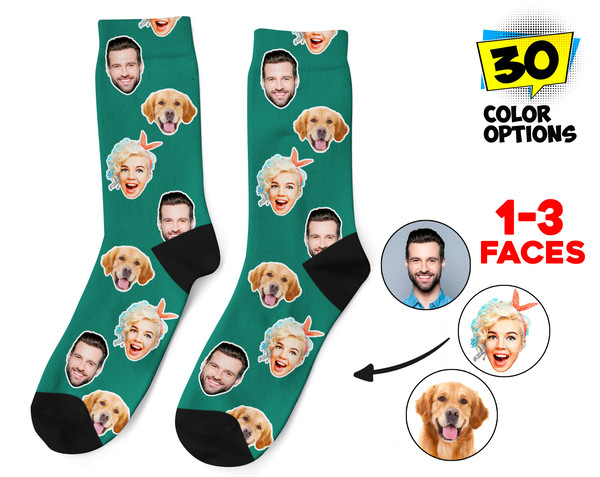 Custom Face Socks, Personalized Photo Socks, Picture Dog Socks, Pet Face on Socks, Customized Funny Photo Gift For Her, Him or Best Friends - 1.jpg