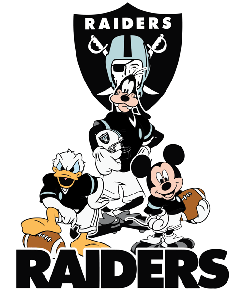 Las Vegas Raiders Disney Mickey Shirt - High-Quality Printed Brand