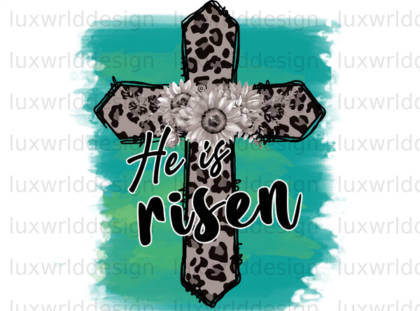 Cowhide Cross PNG File for Sublimation Western Easter 