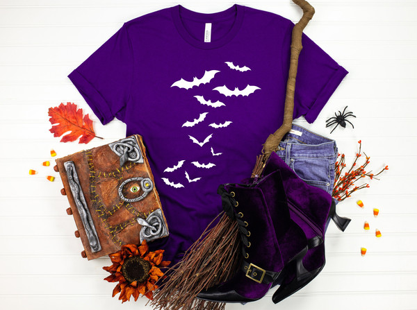 Halloween Bats Shirt, Halloween Party, Halloween 2022 Shirt, Skeleton T, Halloween Outfits, Halloween Funny Shirt, Family Matching Shirts - 4.jpg