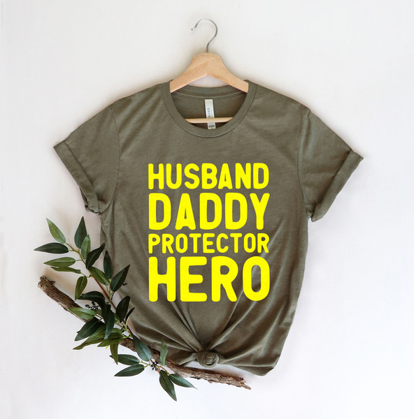 Husband Gift Husband Daddy Protector Hero Fathers Day Gift Funny Shirt Men Dad Shirt Wife to Husband Gift,Father Birthday Gift - 2.jpg
