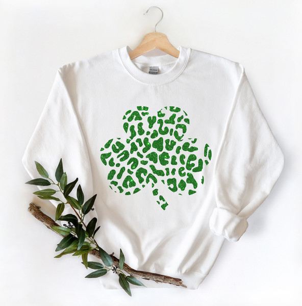 Lucky Cheetah Heart Sweatshirt,St Patricks Day Shirt,St Patrick Heart Shirt,Irish Shirt,St Patrick's Day Shirt,Patrick Matching Sweatshirt - 1.jpg