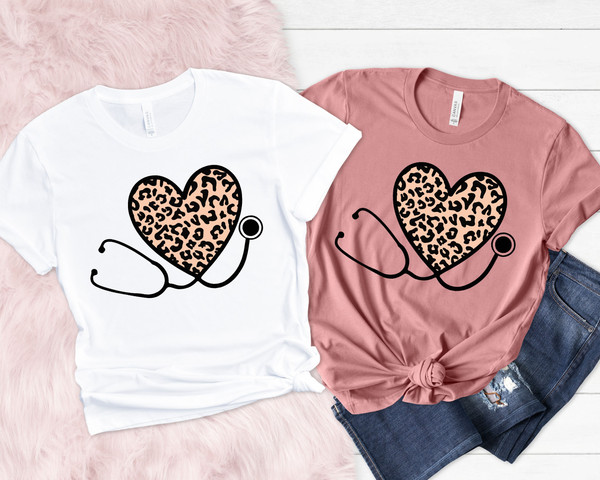 Nurse Shirts RN Shirts Nurse Heart Shirt Nurse Shirt 