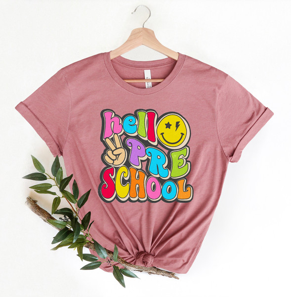 Preschool Teacher Shirt, Hello Preschool Shirt, Preschool Crew, Preschool Squad, Cute Preschool Teacher Shirt, Preschool Shirt, Pre-K PreK - 5.jpg