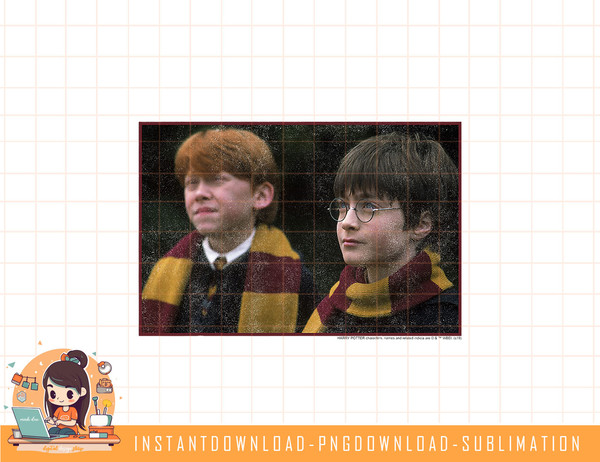 Harry Potter & Ron Weasley Poster png, sublimate, digital download.jpg