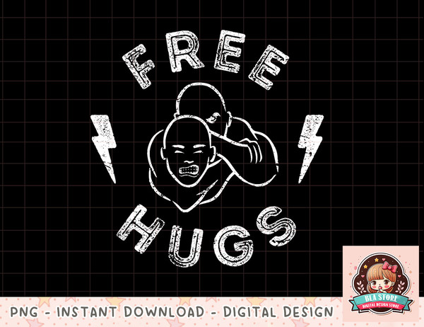 Funny BJJ Shirt Brazilian Jiu-Jitsu Free Hugs png, instant download, digital print.jpg