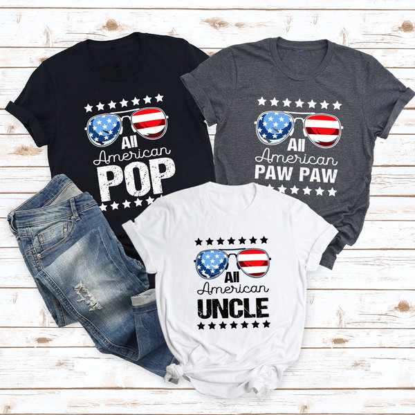 4th Of July Family Shirts, American Family Shirt, Matching Family Shirts, Independence Day Shirt, Family Gift, Memorial Day, Patriotic Shirt - 5.jpg