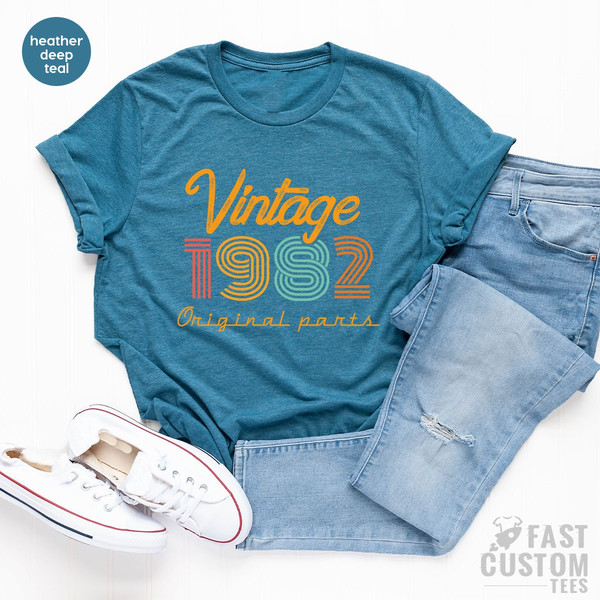 41st Birthday Shirt, Vintage T Shirt, Vintage 1982 Shirt, 41st Birthday Gift for Women, 41st Birthday Shirt Men, Retro Shirt, Vintage Shirts - 3.jpg