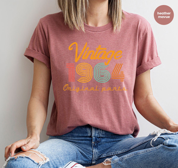 59th Birthday Shirt, Vintage T Shirt, Vintage 1964 Shirt, 59th Birthday Gift for Women, 59th Birthday Shirt Men, Retro Shirt, Vintage Shirts - 2.jpg