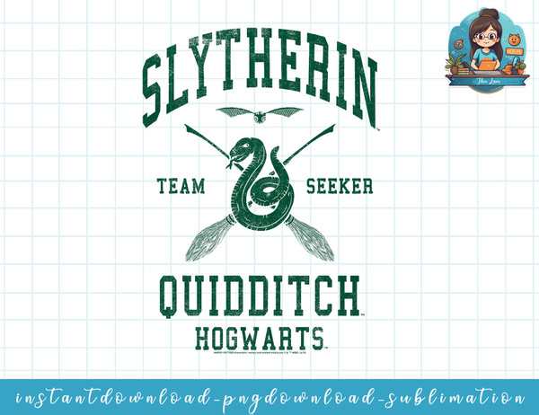 Deathly Hallows 2 Slytherin Quidditch Team Seeker Jersey png, sublimate, digital download.jpg
