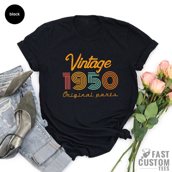 73nd Birthday Shirt, Vintage T Shirt, Vintage 1950 Shirt, 73nd Birthday Gift for Women, 73nd Birthday Shirt Men, Retro Shirt, Vintage Shirts - 3.jpg