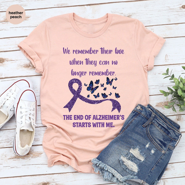 Alzheimer Crewneck Sweatshirt, Alzheimer Fighter T-Shirt, Alzheimers Awareness Shirt, Alzheimers Gifts, Alzheimer Diseasse Outfit - 4.jpg