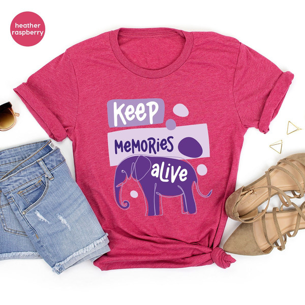 Alzheimer Shirt, Alzheimers Gifts, Alzheimers Disease Awareness Shirt, Alzheimers Awareness Tee, Alzheimers Shirt, Keep Memories Alive Shirt - 6.jpg