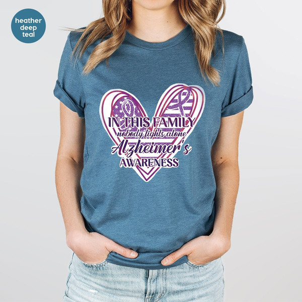 Alzheimer T-Shirt, Alzheimer Fighter Shirt, Family Support Sweaatshirt, Alzheimers Awareness Graphic Tees, Alzheimers Gifts, Support Gifts - 1.jpg