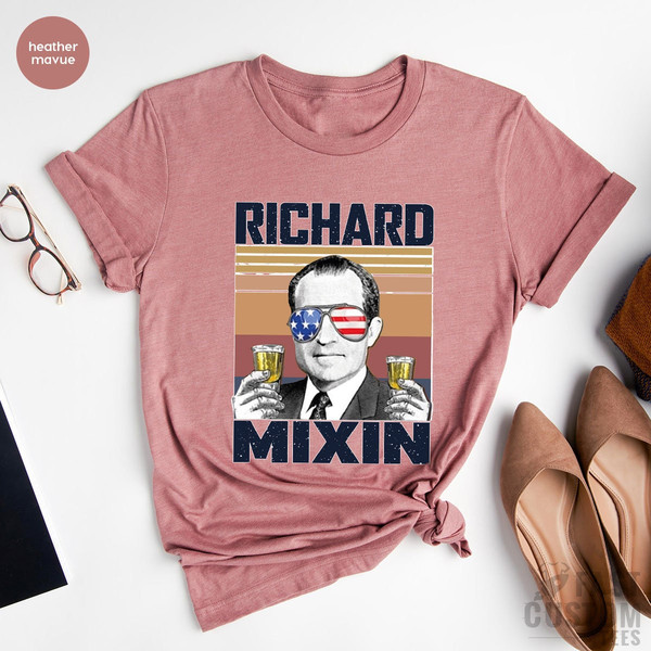 America Shirt, Funny Politics Shirt, Patriotic Shirt, Political Humor, Funny President Shirt, Rixhard Mixin, Retro Cocktail Shirt, USA Shirt - 2.jpg