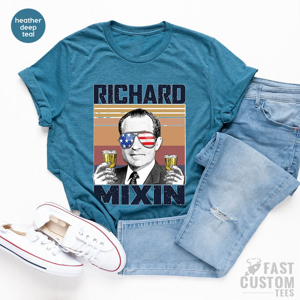 America Shirt, Funny Politics Shirt, Patriotic Shirt, Political Humor, Funny President Shirt, Rixhard Mixin, Retro Cocktail Shirt, USA Shirt - 4.jpg