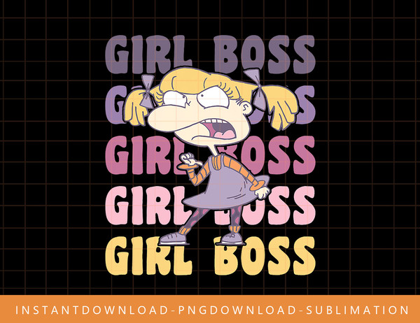 Rugrats Angelica Pickles Girl Boss png, sublimate, digital print.jpg