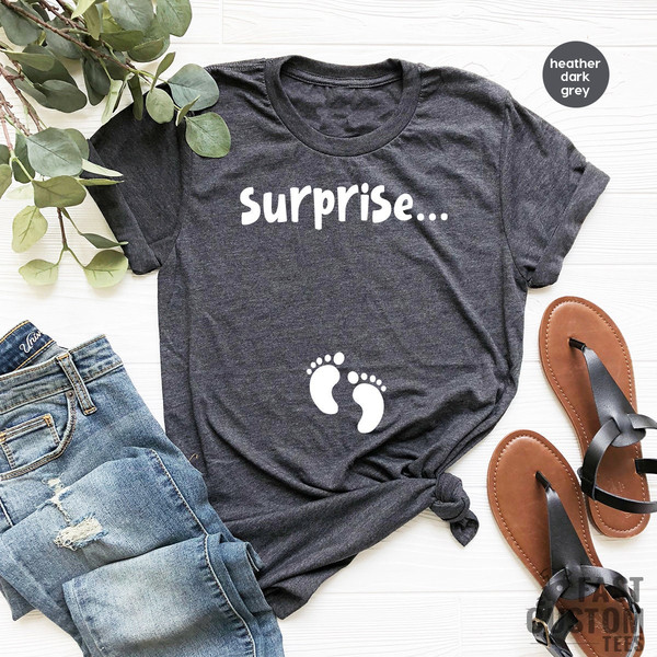 Baby Announcement Shirt, Pregnant Mom, Pregnancy TShirt, New Mama T Shirt, Mom To Be Shirt, First Mothers Day, Suprise TShirt, - 2.jpg