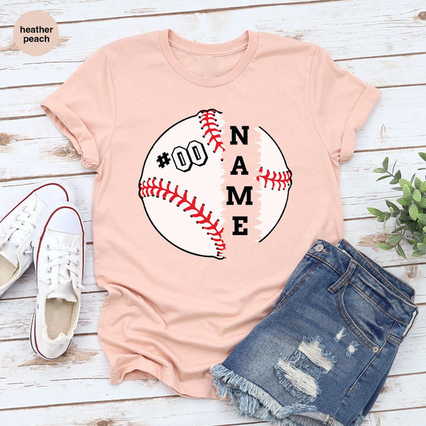 Baseball Gift, Custom Baseball Shirt, Baseball Outfit, Baseball Player TShirt, Personalized Baseball Graphic Tees, Baseball Mom Shirt - 2.jpg