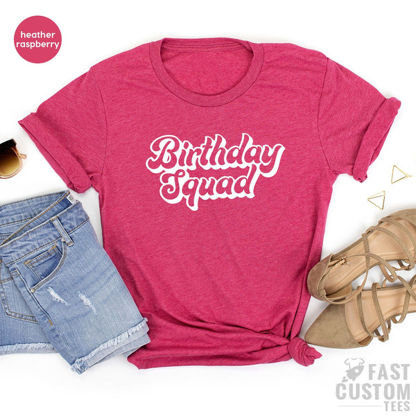 Birthday Squad Shirt, Birthday Crew T Shirt, Birthday Trip Shirt, Birthday Team TShirt, Retro Birthday Shirt, Birthday TShirt - 6.jpg