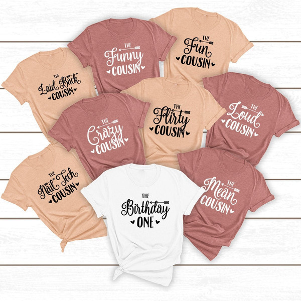 Birthday T Shirt, Cousin Birthday Shirt, Birthday Team, Cousin Crew Shirt, Gift for Cousin, Family Reunion, Cousin Birth Shirt, Cousin Shirt - 1.jpg