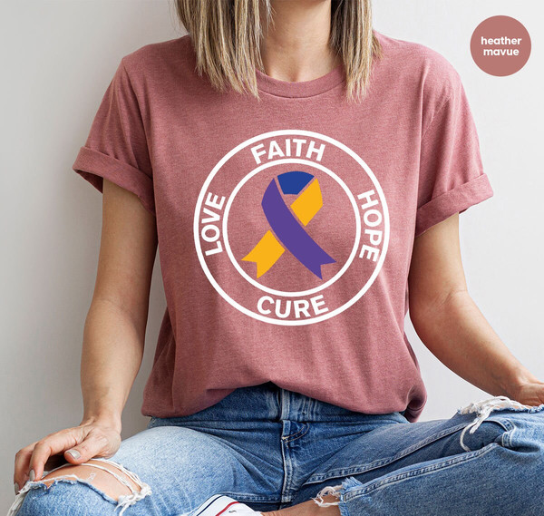 Bladder Cancer Survivor Shirt, Cancer Gifts, Bladder Cancer Shirt, Cancer Awareness T-Shirt, Cancer Ribbon Graphic Tees, Cancer Support Tee - 4.jpg