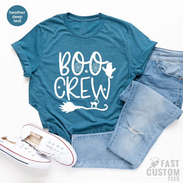 Boo Crew Shirt, Halloween Family Shirt, Family Matching Shirt, Funny Halloween Shirt, Halloween Toddler, Halloween Gift - 3.jpg