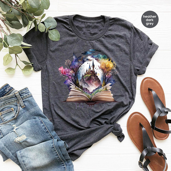 Book Shirt, Library T-Shirt, Reading Shirt, Librarian Graphic Tees, Teacher Shirt, Book Shirt for Women, Gift for Her, Retro Shirt - 2.jpg