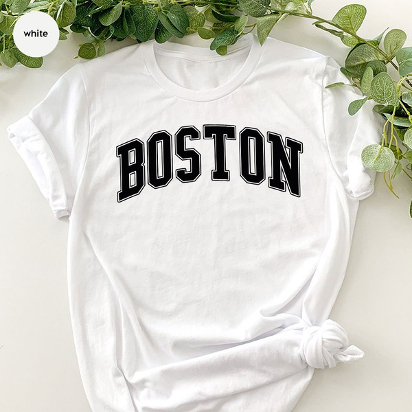 Boston Shirt, Boston City Shirt, Unisex Boston Crewneck Shirts, Boston Massachusetts T Shirt, Boston Gifts - 3.jpg
